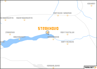 map of Strakhovo