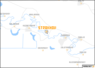 map of Strakhov