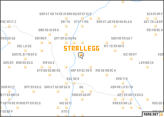 map of Strallegg