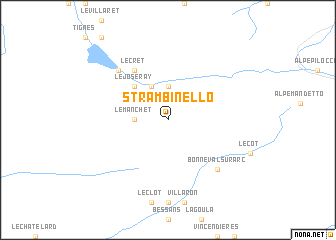 map of Strambinello