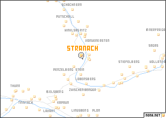 map of Stranach