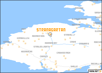 map of Stranagartan