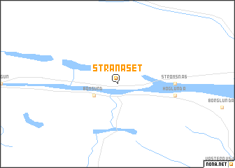 map of Strånäset