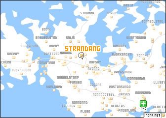 map of Strandäng