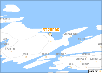 map of Stranda