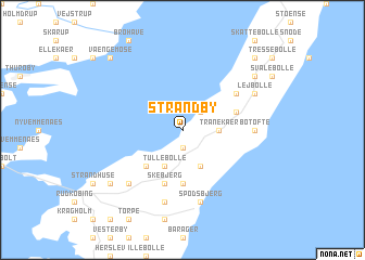 map of Strandby