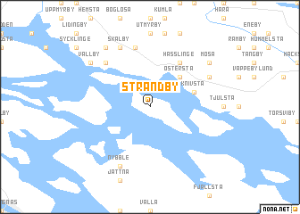 map of Strandby