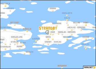 map of Strandby