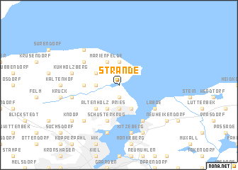 map of Strande