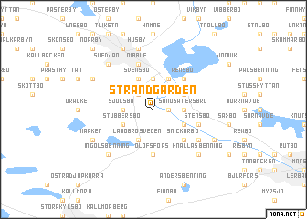 map of Strandgården