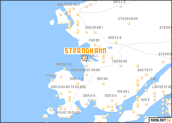 map of Strandhamn