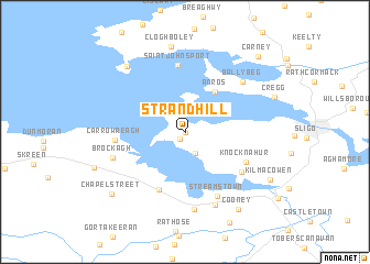 map of Strandhill