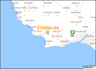 map of Strandlida