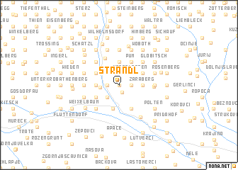 map of Strändl