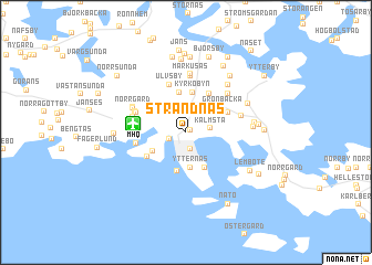 map of Strandnäs
