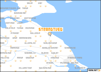 map of Strandtved
