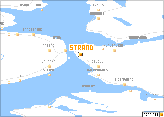 map of Strand