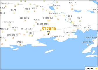 map of Strand