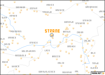 map of Strane