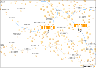 map of Strane