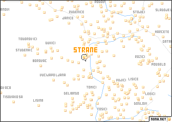 map of Strane