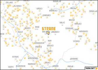 map of Strane