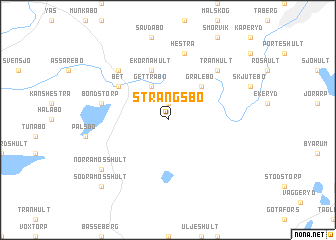 map of Strängsbo