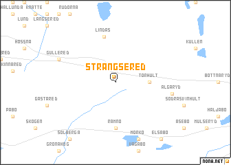 map of Strängsered