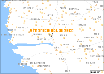 map of Stranići kod Lovreča