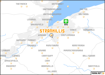 map of Stranmillis