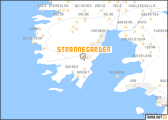 map of Strannegården