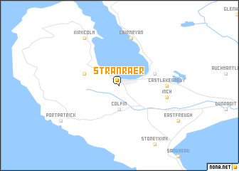 map of Stranraer