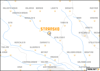 map of Stransko