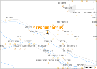 map of Străoane de Sus