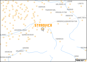 map of Straovica