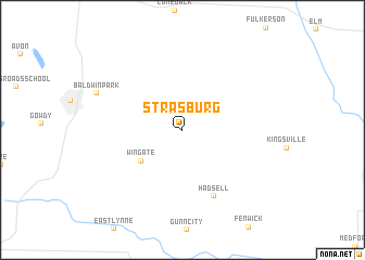 map of Strasburg