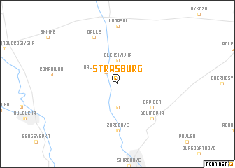 map of Strasburg