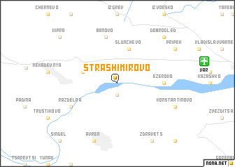 map of Strashimirovo