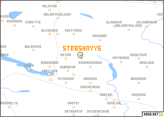 map of Strashnyye