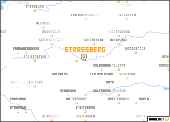 map of Straßberg