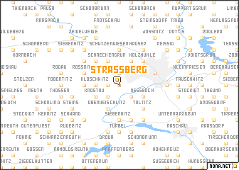 map of Straßberg