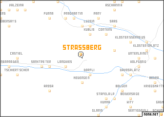 map of Strassberg