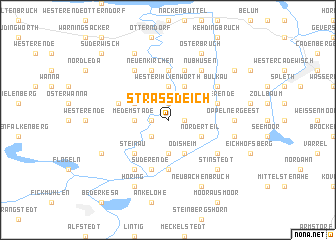 map of Straßdeich