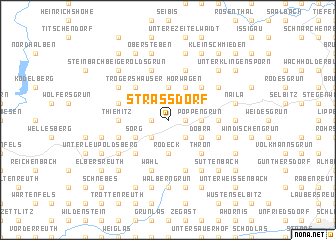map of Straßdorf