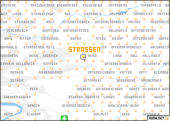 map of Straßen