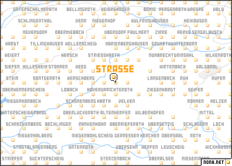 map of Straße
