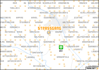 map of Strassgang