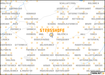 map of Straßhöfe