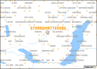 map of Strass im Attergau