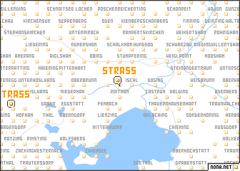 map of Straß